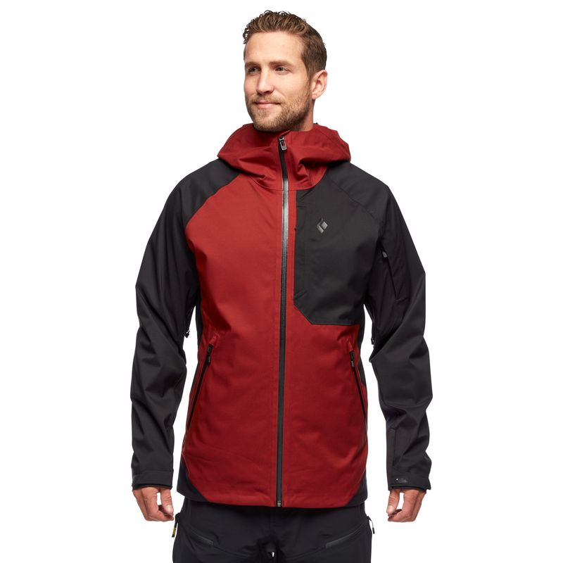 Black Diamond Boundary Line Insulated Giacca Uomo Rosse | VKZ785429