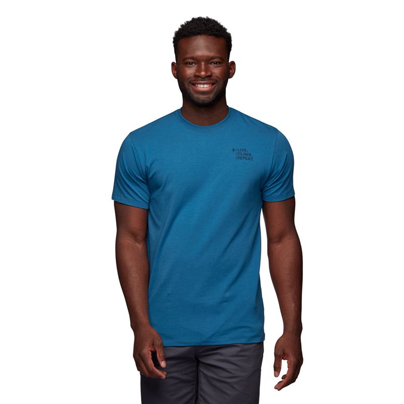 Black Diamond Desert To Mountain SS Top Uomo Blu | ERS168570