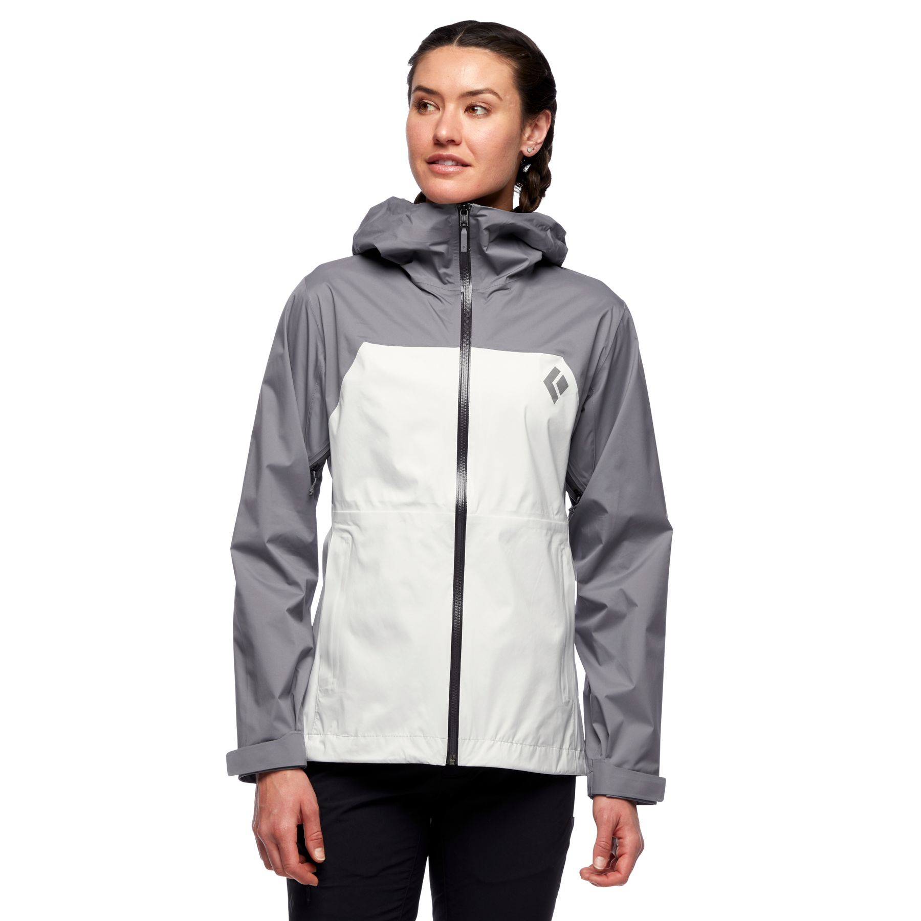 Black Diamond Stormline Stretch Rain Shell Giacca Donna Grigie Bianche | CWB710246