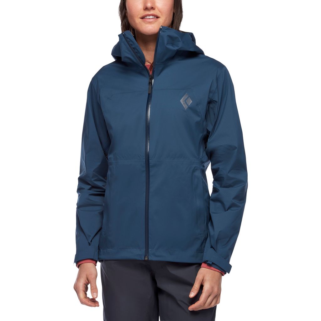 Black Diamond Stormline Stretch Rain Shell Giacca Donna Blu | MRX958642