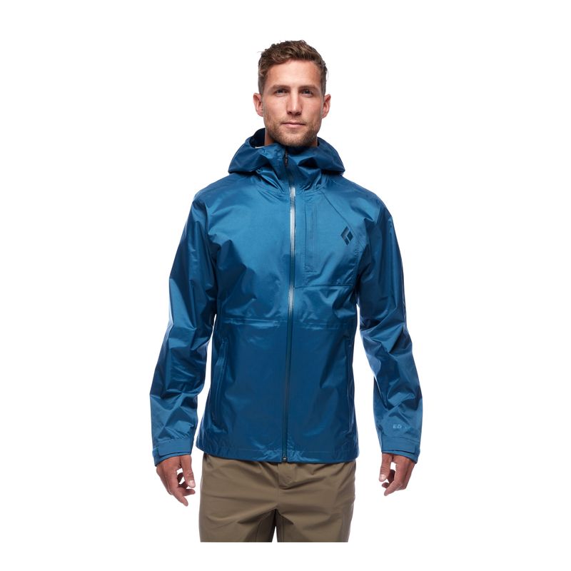 Black Diamond Treeline Rain Shell Giacca Uomo Blu | AMU647182