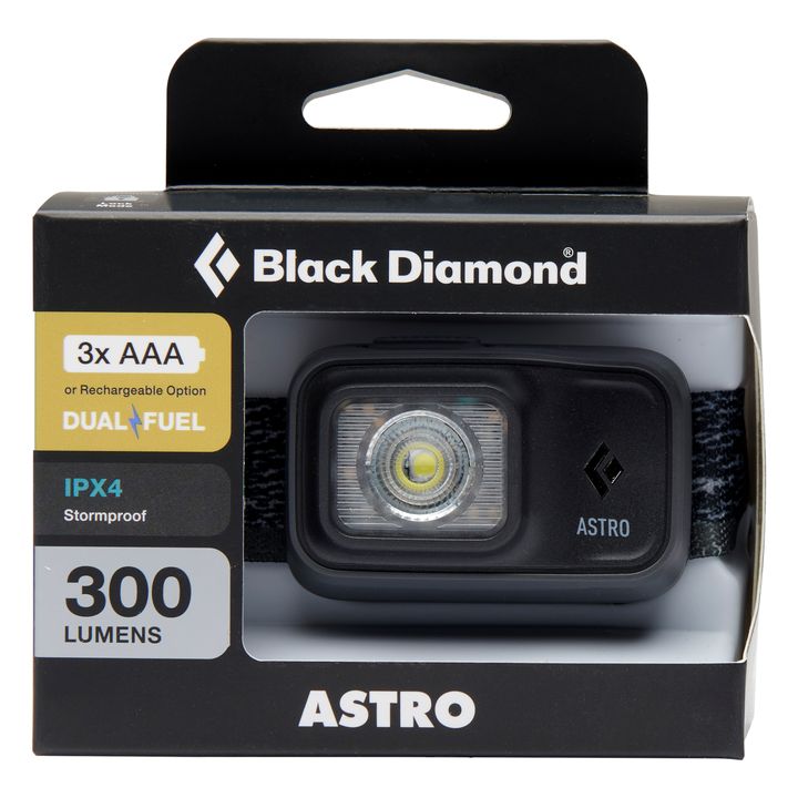 Black Diamond Astro 300 Fari Anteriori Grigie Scuro | DYK580193