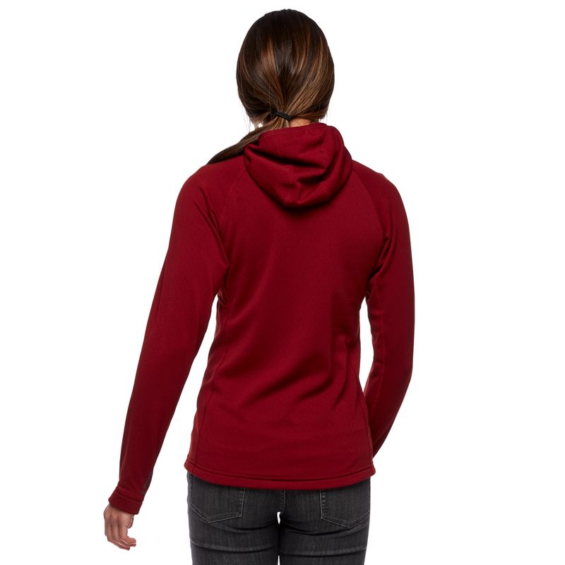 Black Diamond Coefficient Fleece Giacca Donna Rosse | WUV375649