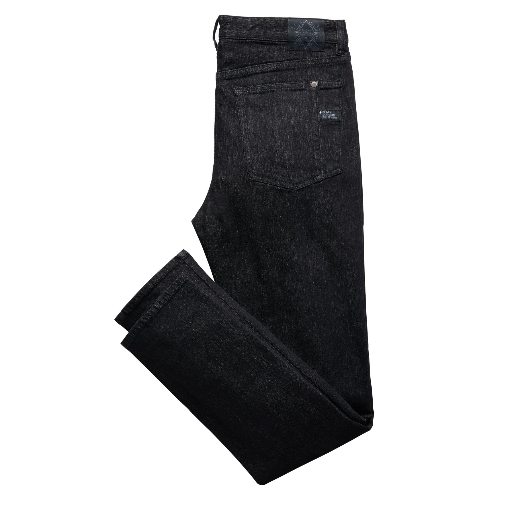 Black Diamond Crag Denim Pantaloni Uomo Nere | ASR796340