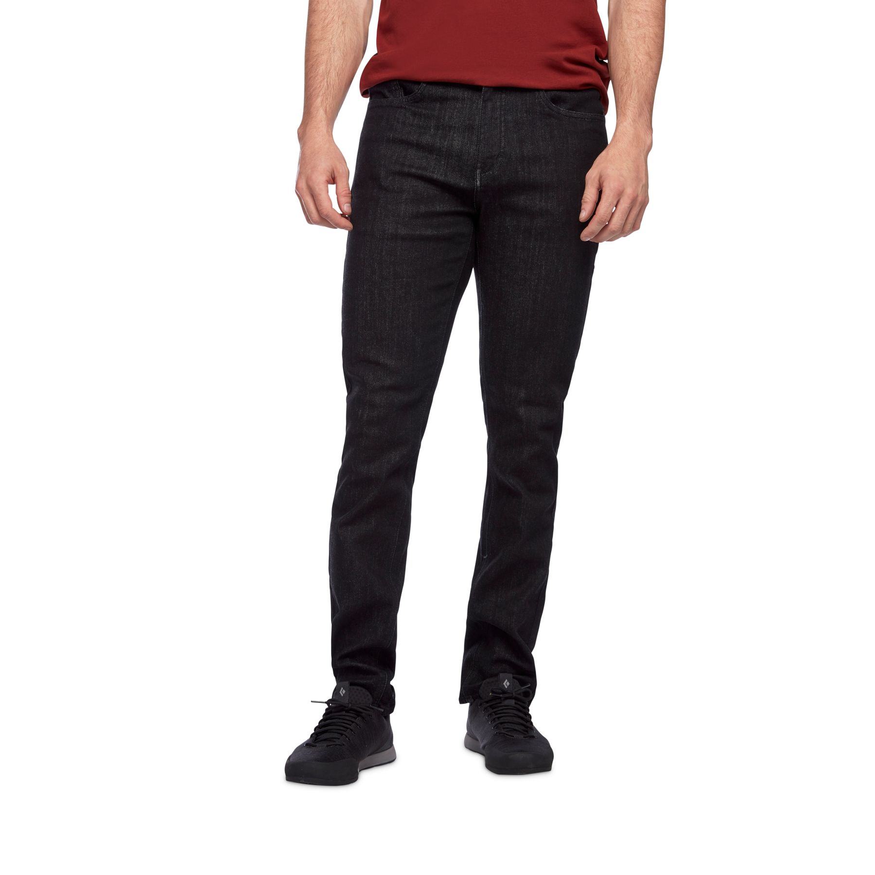 Black Diamond Crag Denim Pantaloni Uomo Nere | ASR796340