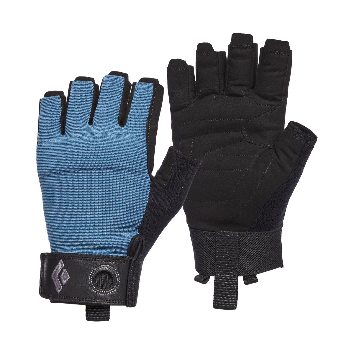 Black Diamond Crag Half-Finger Guanti Blu | DCJ973416