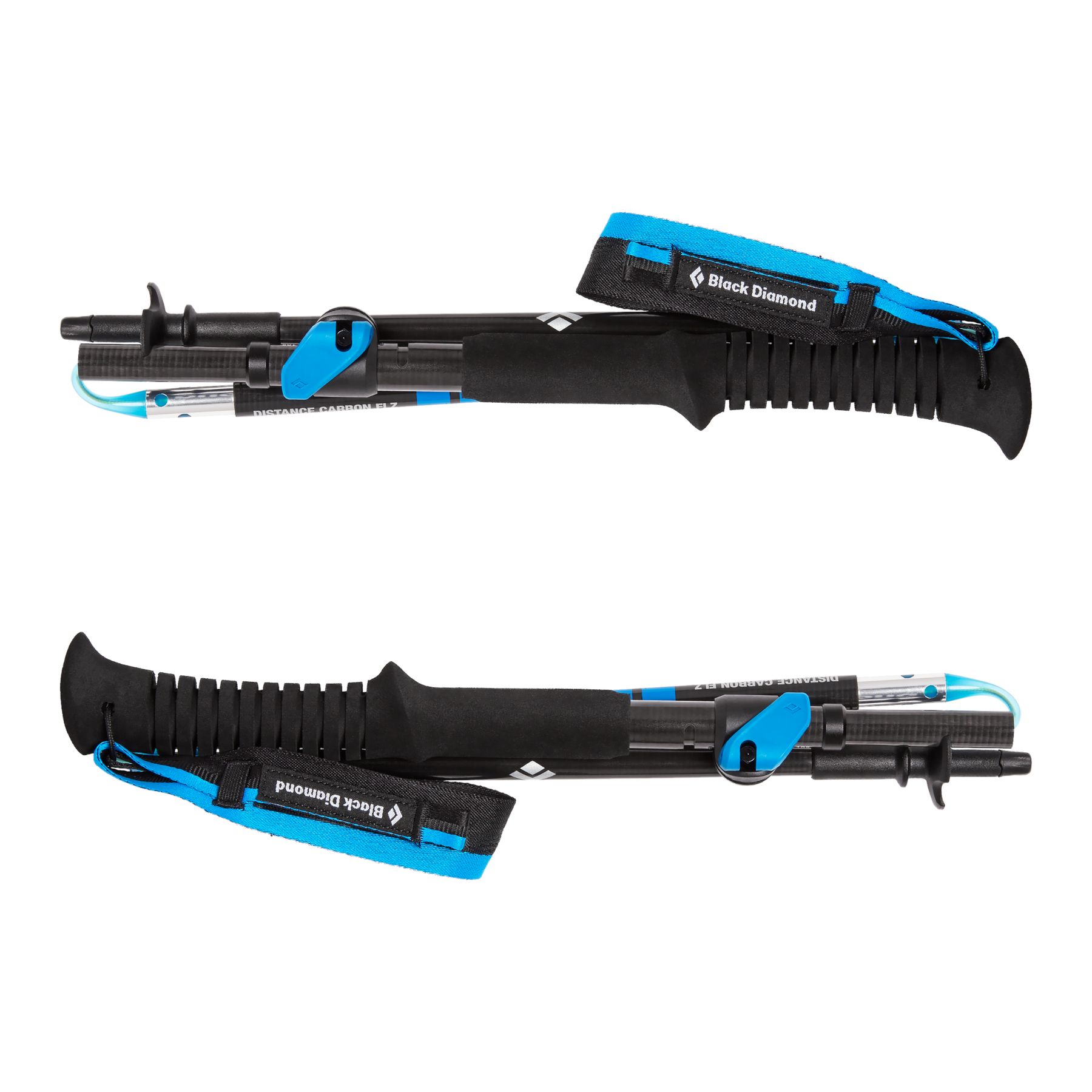 Black Diamond Distance Carbon FLZ Bastoncini Da Trekking Blu | ZFX374128