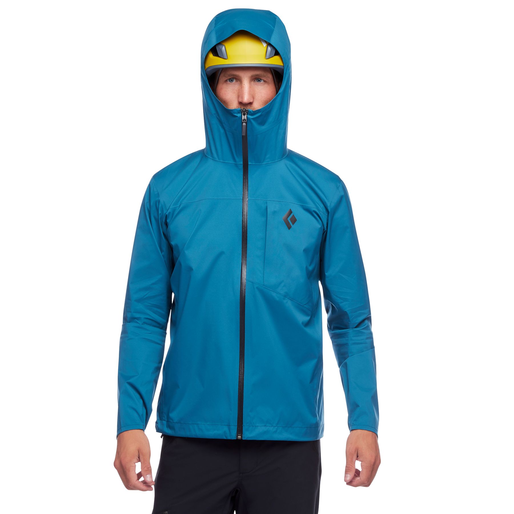 Black Diamond Fineline Stretch Rain Shell Giacca Uomo Blu | URH761923