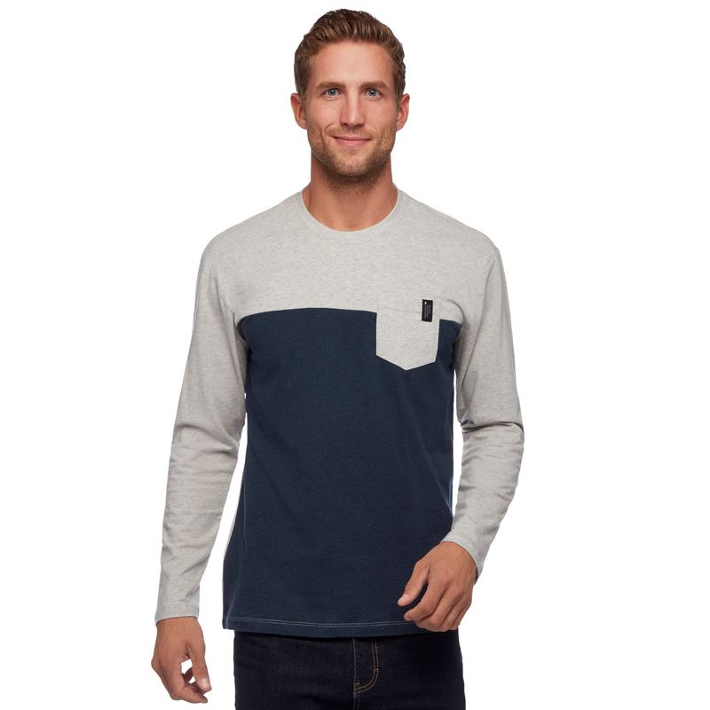 Black Diamond LS Campus Top Uomo Grigie | WEC801475