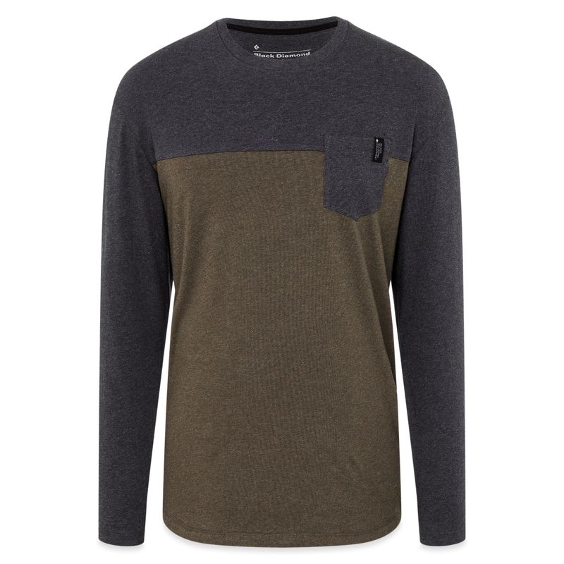 Black Diamond LS Campus Top Uomo Nere | TJM946082