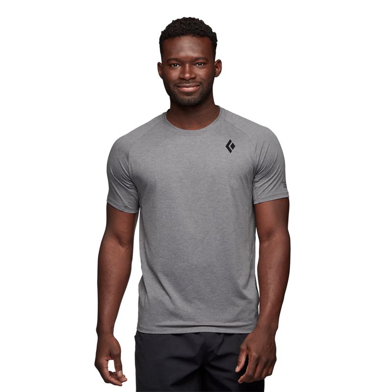 Black Diamond Lightwire SS Tech Top Uomo Grigie | RDU064357