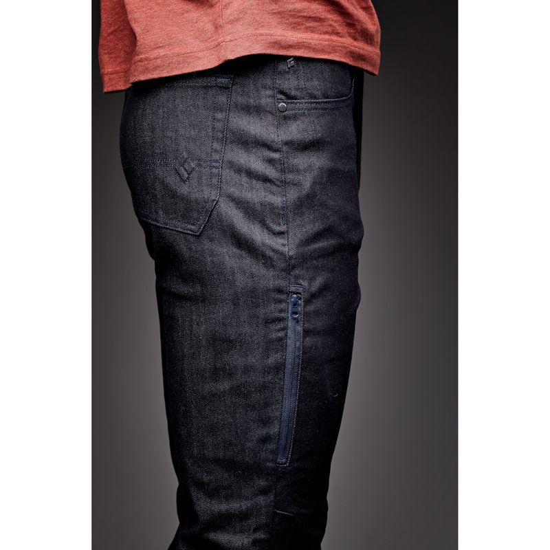 Black Diamond Mission Wool Denim Pantaloni Uomo Indaco Scuro | EQF706859