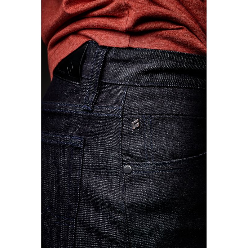 Black Diamond Mission Wool Denim Pantaloni Uomo Indaco Scuro | EQF706859