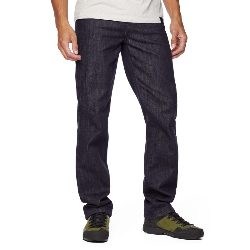 Black Diamond Mission Wool Denim Pantaloni Uomo Indaco Scuro | EQF706859