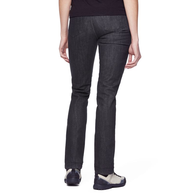 Black Diamond Mission Wool Denim Pantaloni Donna Nere | HMQ751893