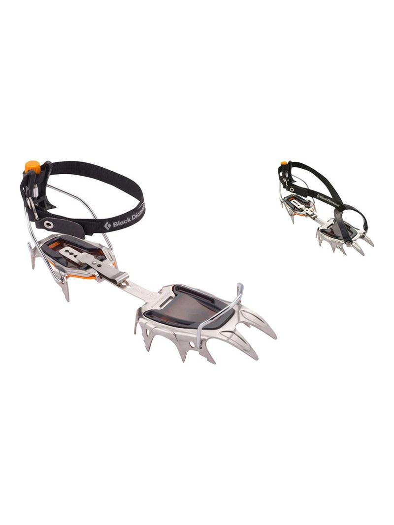 Black Diamond Sabretooth Crampons Alpino Argento | GAT298543