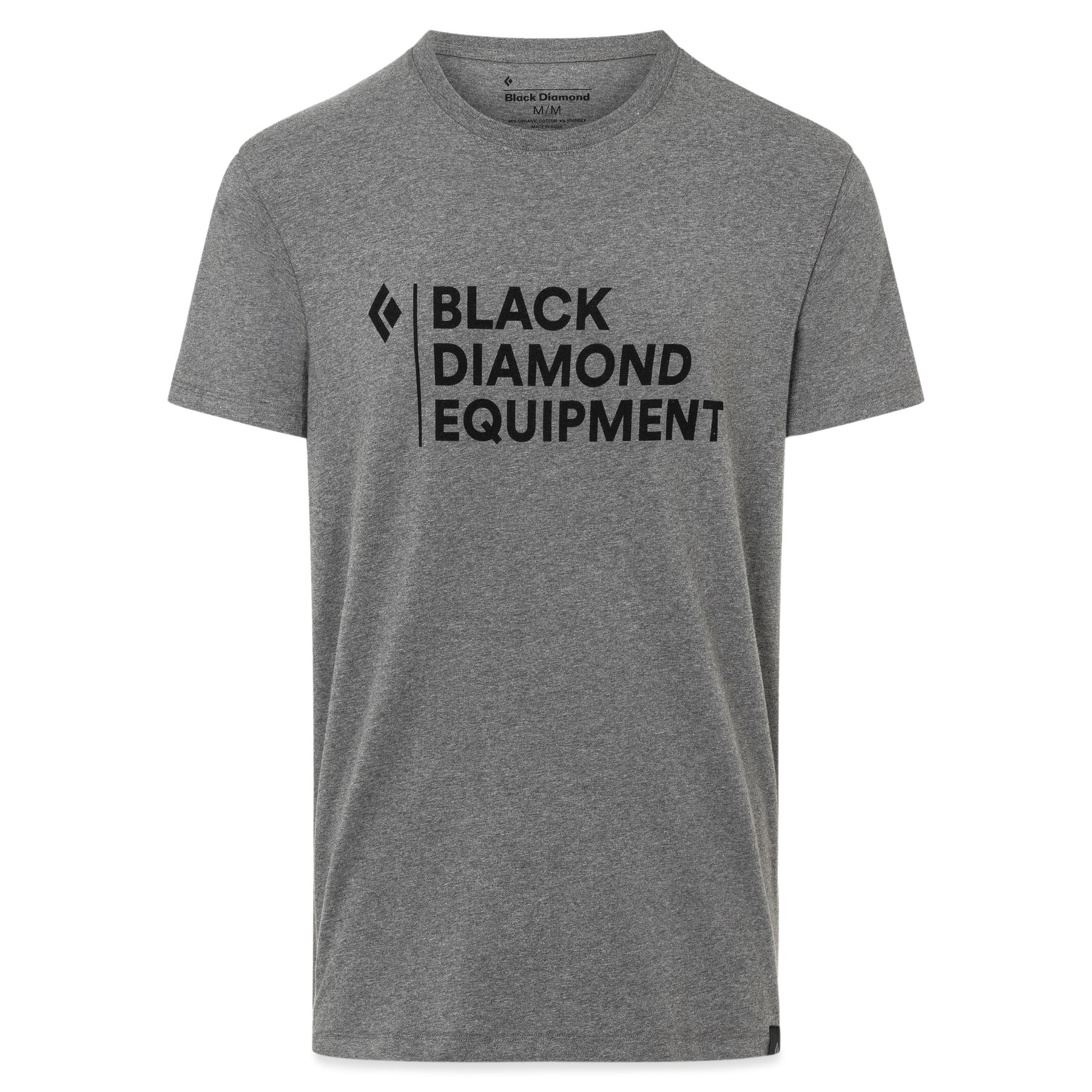 Black Diamond Stacked Logo Top Uomo Grigie | CLA978042