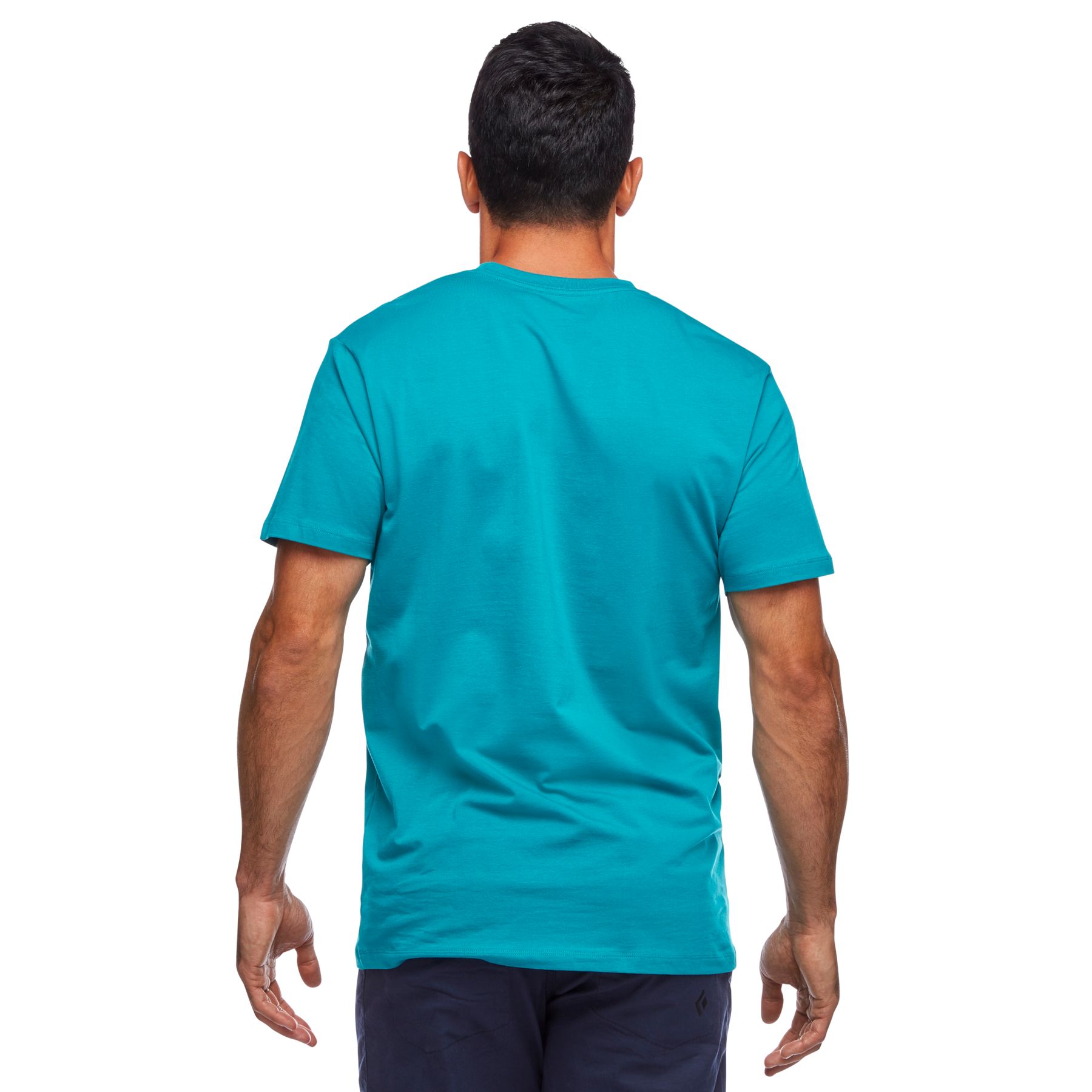 Black Diamond Stacked Logo Top Uomo Verde Acqua | WIZ324159