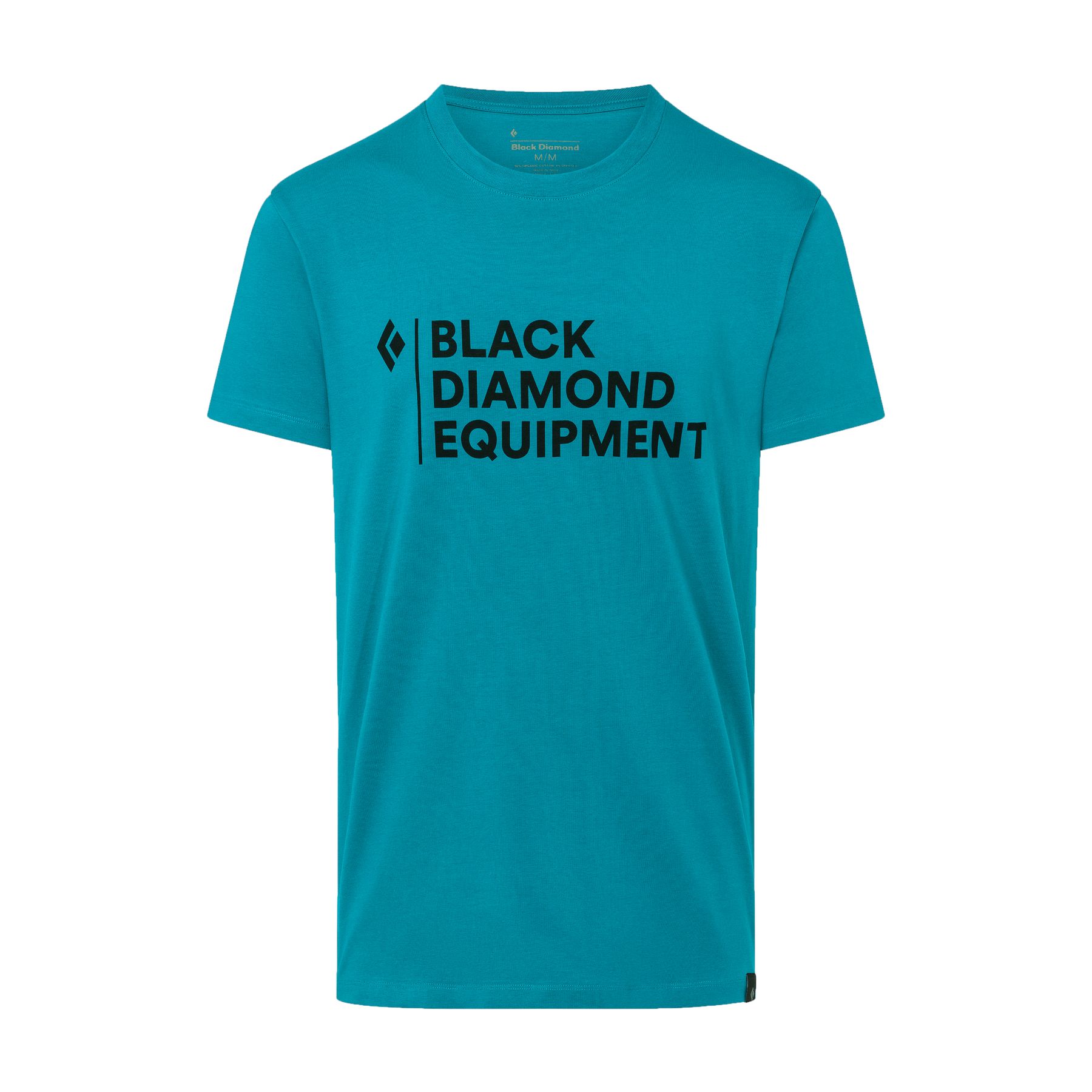 Black Diamond Stacked Logo Top Uomo Verde Acqua | WIZ324159