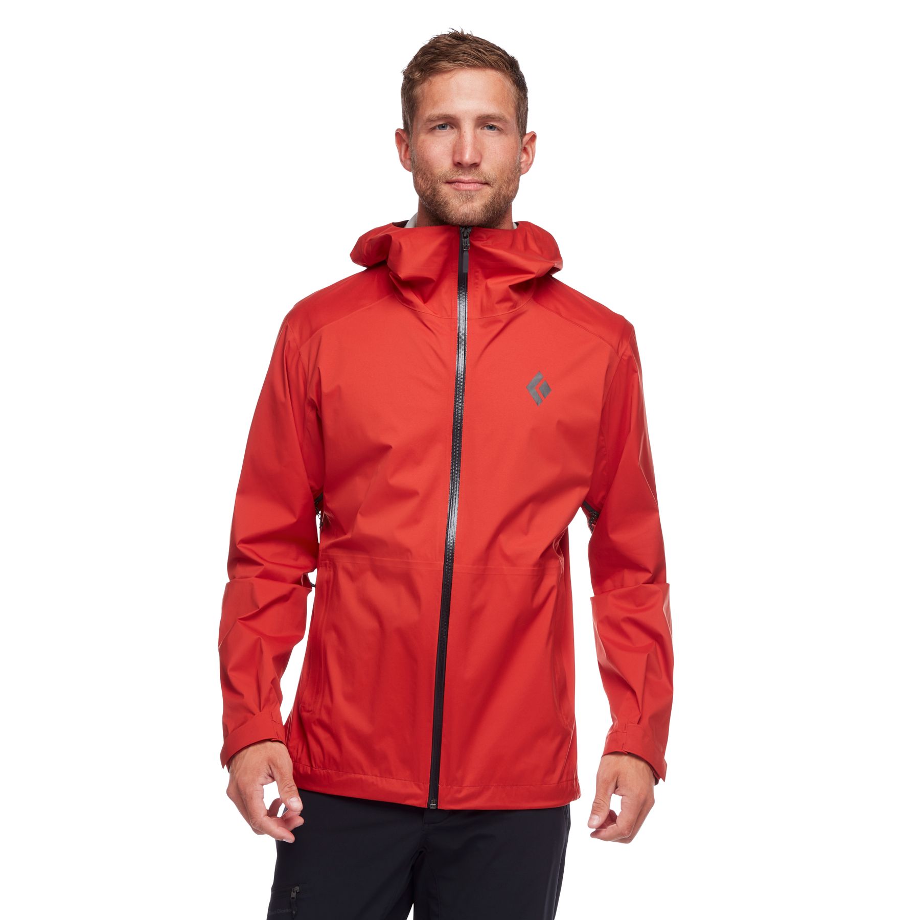 Black Diamond Stormline Stretch Rain Shell Giacca Uomo Rosse | FTU025467