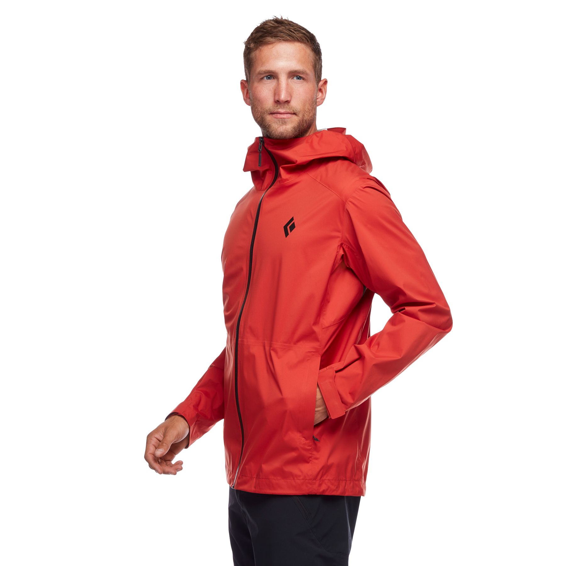 Black Diamond Stormline Stretch Rain Shell Giacca Uomo Rosse | FTU025467