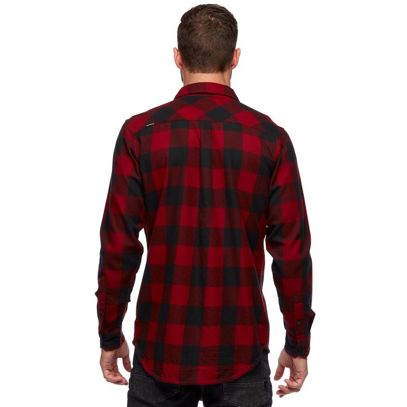 Black Diamond Zodiac Flannel Top Uomo Rosse Scuro | VFW459302