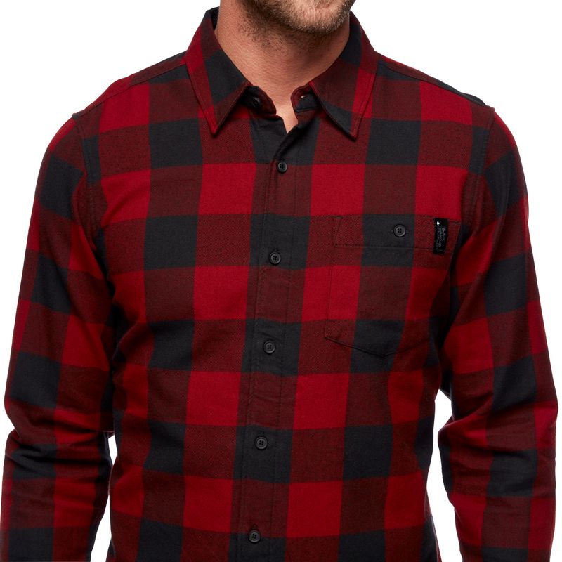 Black Diamond Zodiac Flannel Top Uomo Rosse Scuro | VFW459302